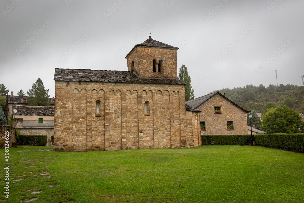 church of San Caprasio in Santa Cruz de la Serós (Santa Cruz d'as Serors), province of Huesca, Aragon, Spain 