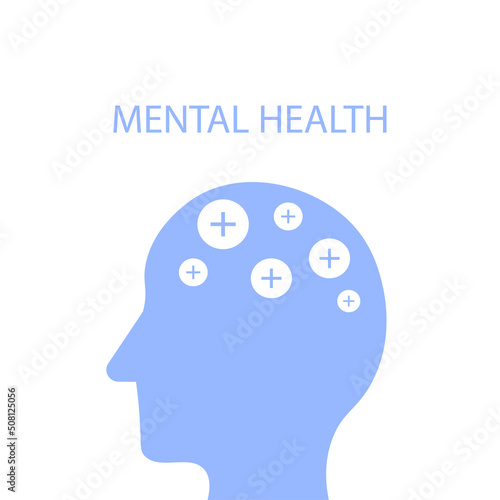 Mental health for women vector	