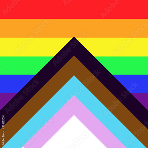 LGBT LGBTQ+ Pride Hearts and Slogans Social Media Post Template. Love is Love, Be Proud, Be Yourself. Hearts in LGBT Flag Colours. Vector Design Element for LGBT Pride Social Post, Square Banner, Logo