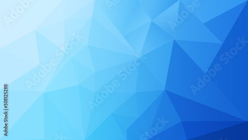 Abstract polygonal blue pattern background. Blue polygonal modern background.