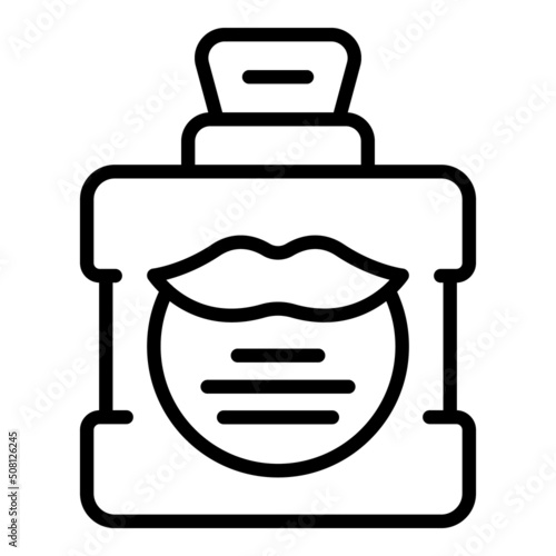 Barber shampoo icon outline vector. Salon beauty. Cut care