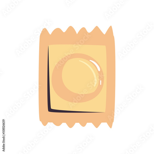 flat package condom design