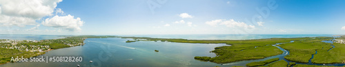 Aerial photo of John Pennekamp Coral Reef State Park Key Largo FL © Felix Mizioznikov