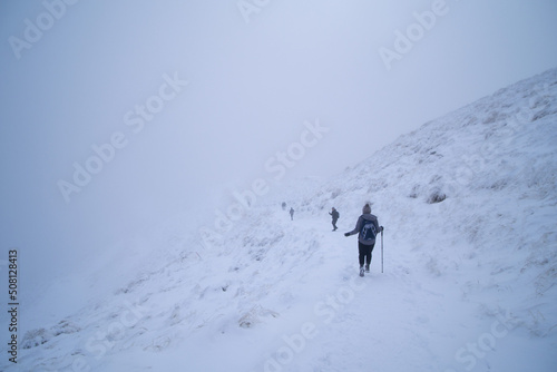 Snow mountain hiking © Daniel