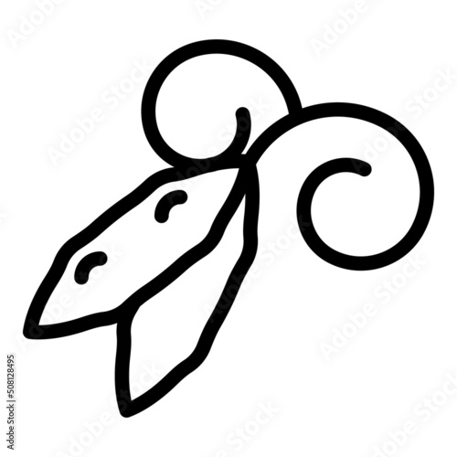 Soy vegetable icon outline vector. Food soya. Soybean plant