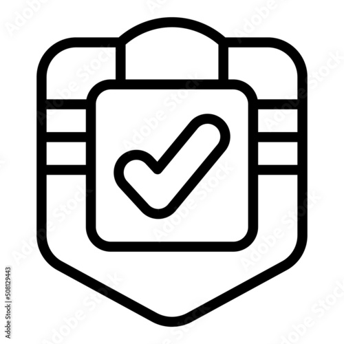 Positive pcr test icon outline vector. Corona health. Swab covid19