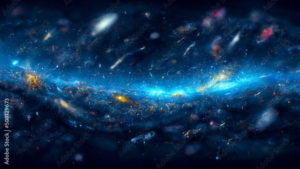galaxy in space background high-definition digital painting galaxy in space background high-definition digital painting