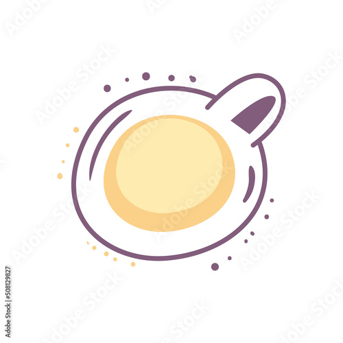 flat coffee mug design