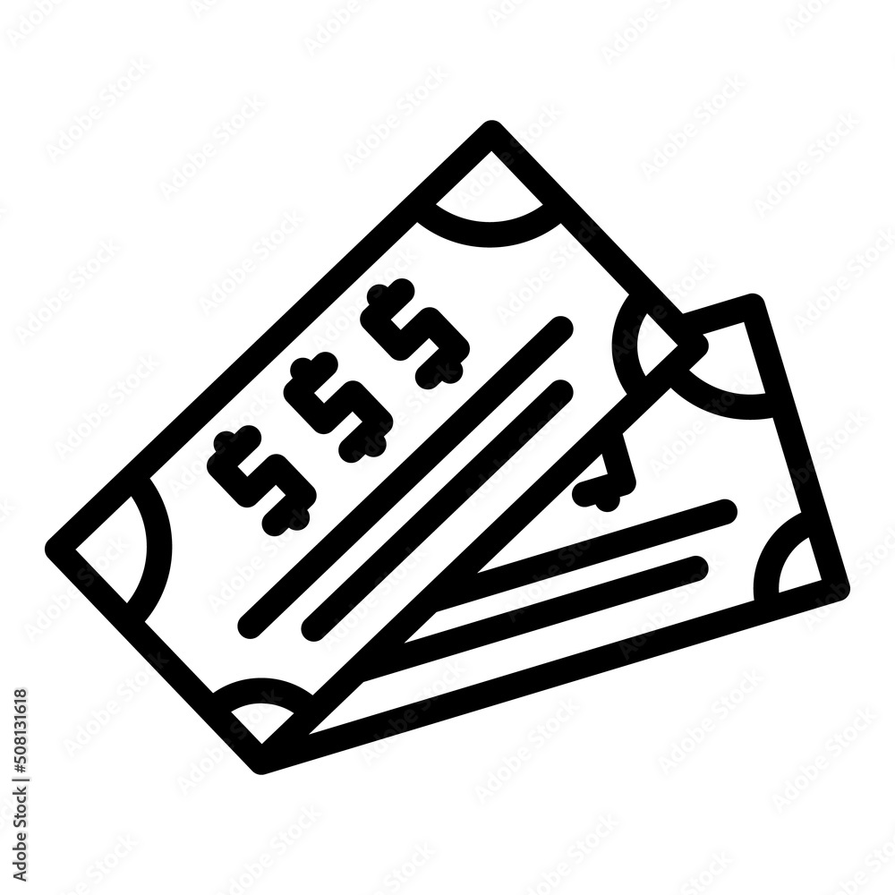Money quiz icon outline vector. Trivia exam. Poster show Money quiz icon outline vector. Trivia exam. Poster show