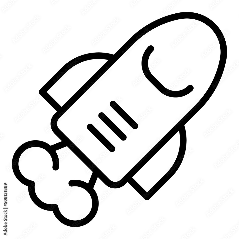 Startup rocket icon outline vector. Work consult. Expert business Startup rocket icon outline vector. Work consult. Expert business