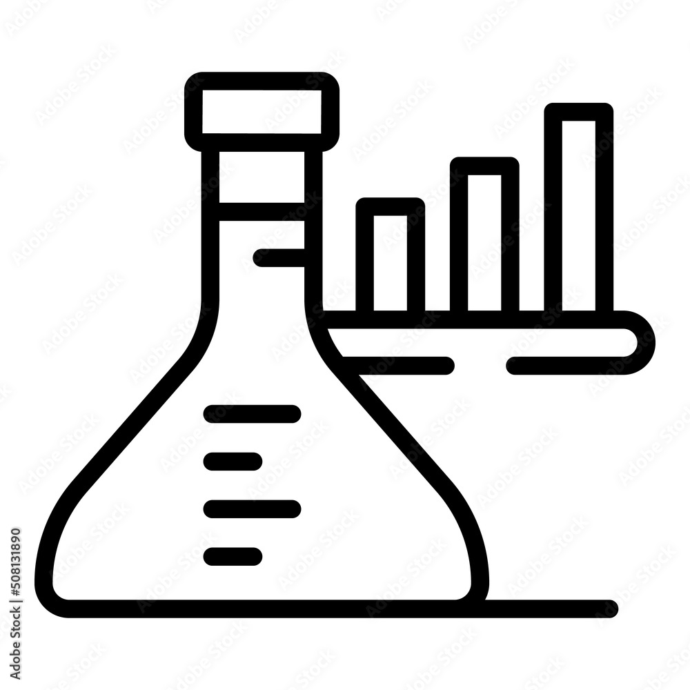 Flask expert icon outline vector. Business goal. Office coach Flask expert icon outline vector. Business goal. Office coach