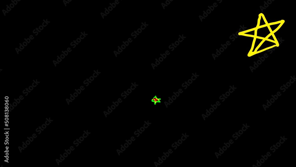 Hand drawn comic elements animation Hand drawn comic elements animation