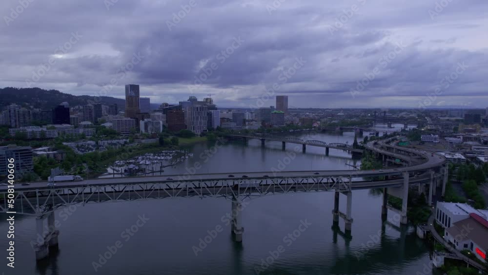 Portland Oregon Cloudy Day Portland Oregon Cloudy Day