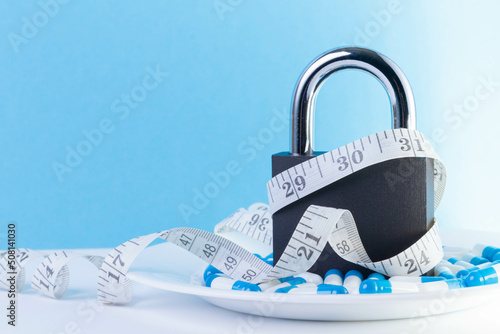 The prohibition of taking drugs for weight loss.Contraindications for treatment.