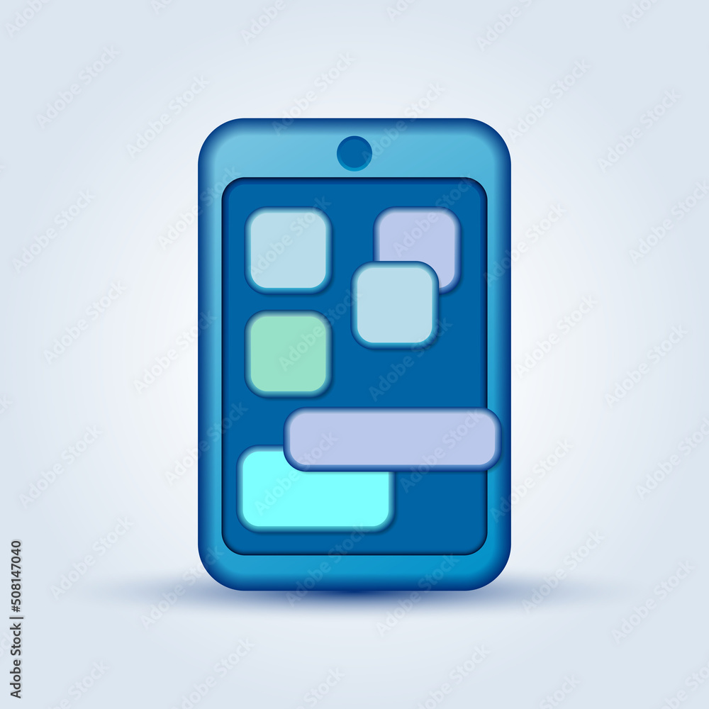 Mobile application development, GUI construction cartoon style vector concept illustration Mobile application development, GUI construction cartoon style vector concept illustration