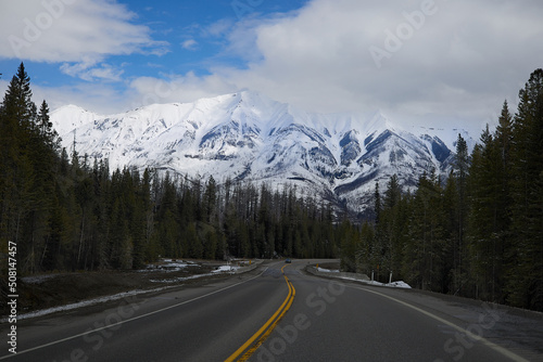 road in the mountains, British Columbia