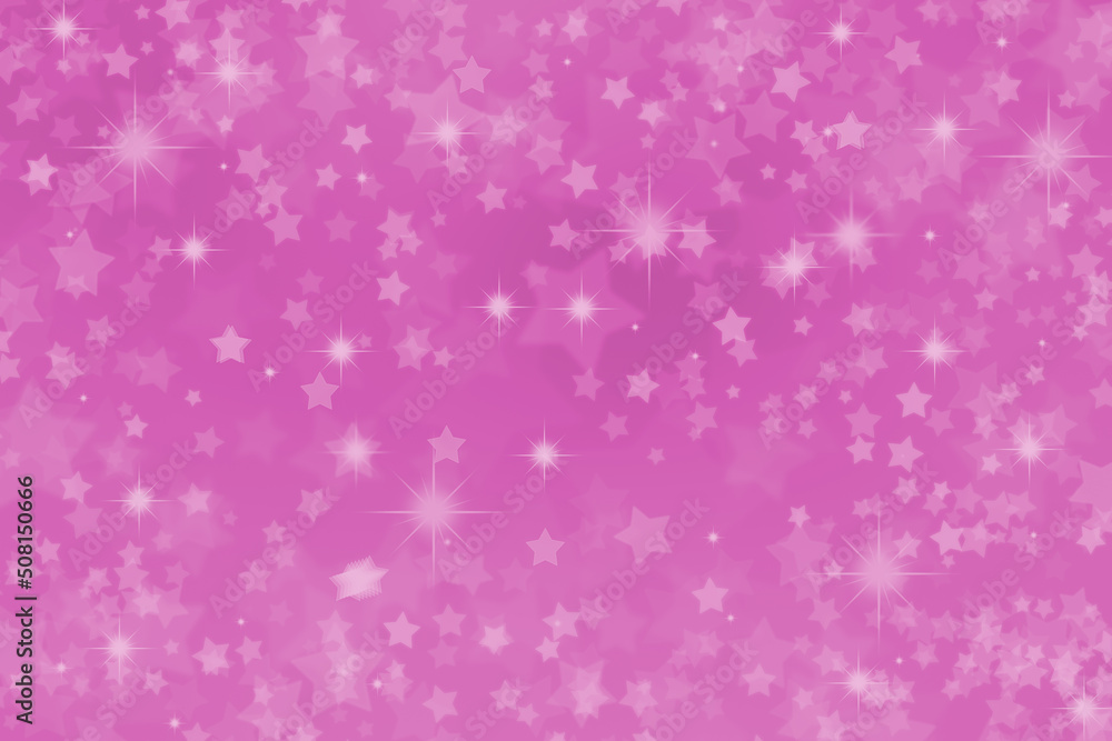 Bokeh glitter texture background on star pattern on pink-purple background. Bokeh glitter texture background on star pattern on pink-purple background.