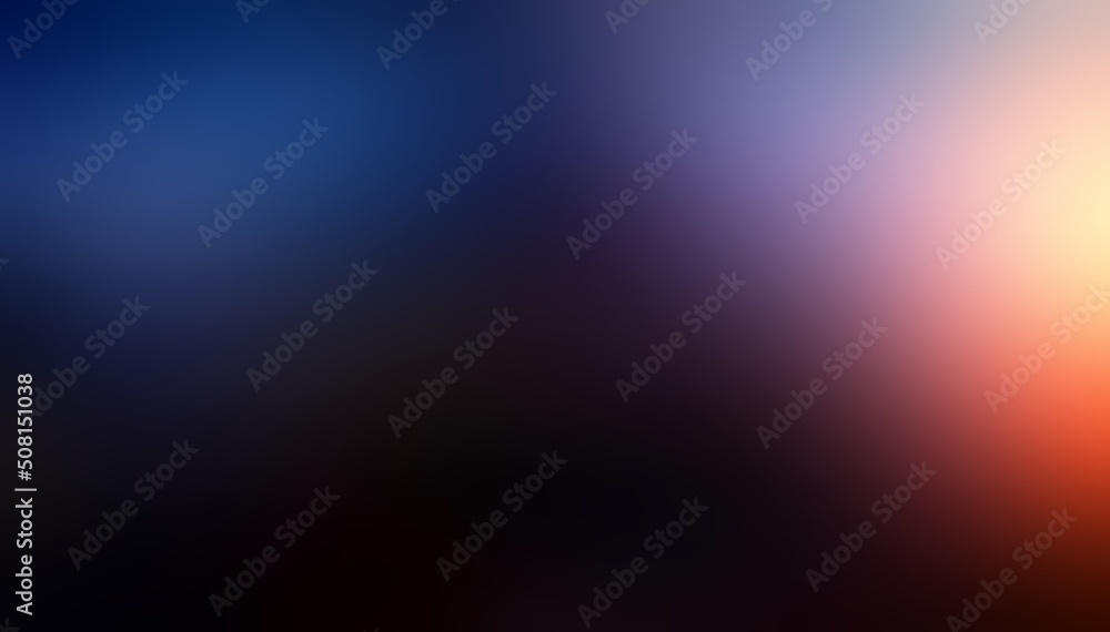 Red flare diffused light on dark blue blur background. Red flare diffused light on dark blue blur background.