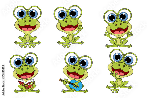 cute frog animal cartoon graphic photo