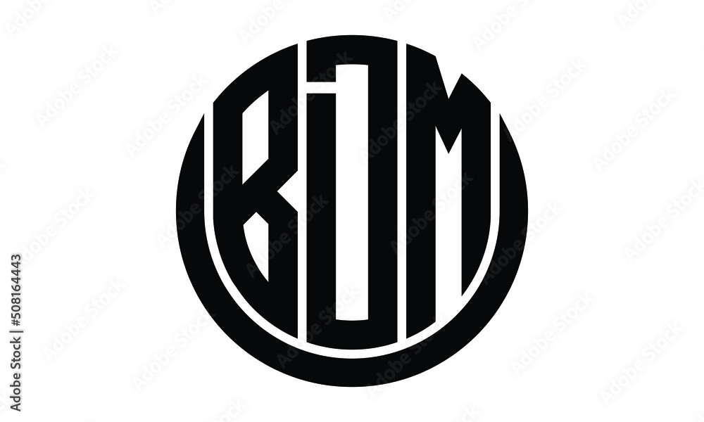 lettermark monogram circle