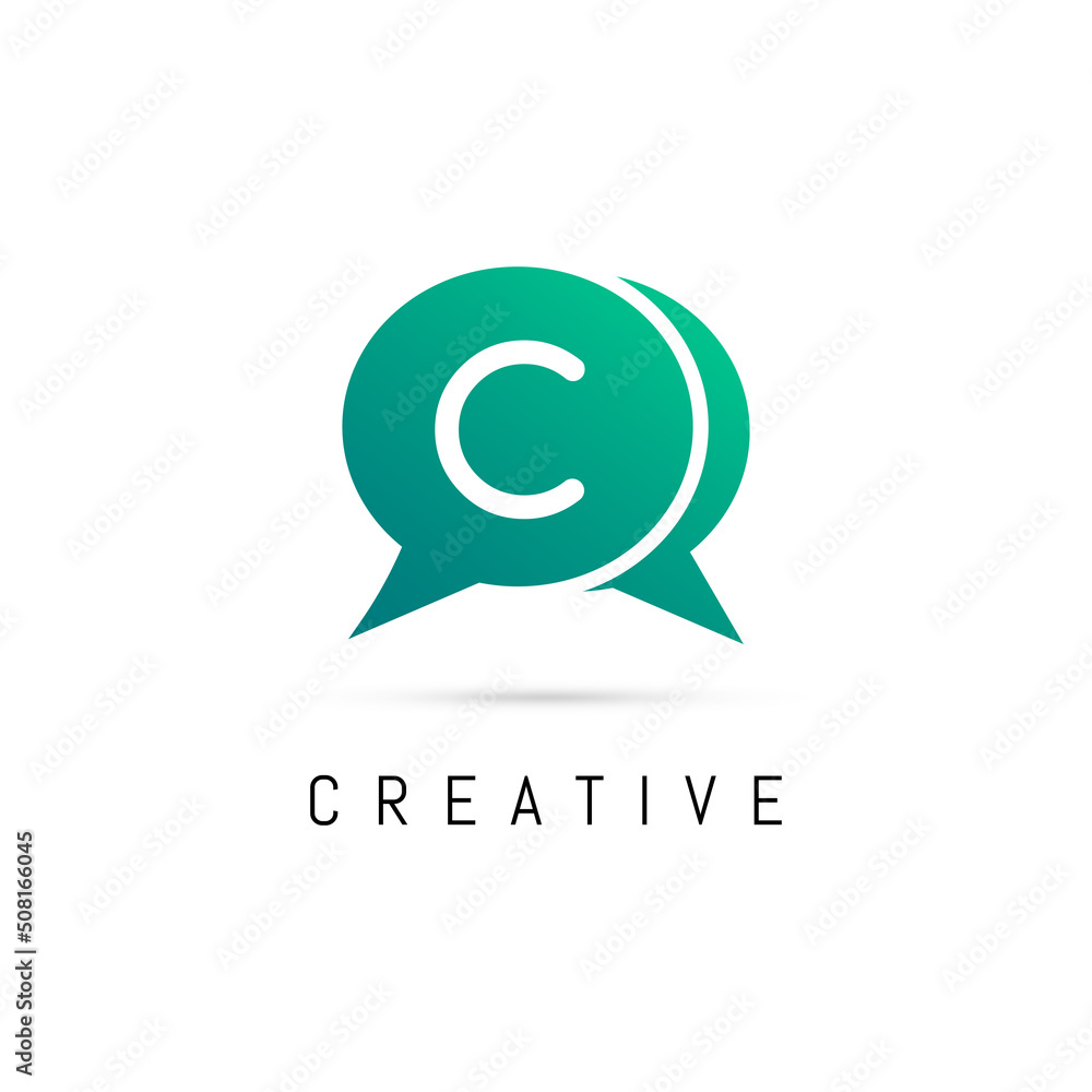 Creative Massage C Letter Logo Design Vector. c Logo Design Vector Illustration Template. Creative Massage C Letter Logo Design Vector. c Logo Design Vector Illustration Template.