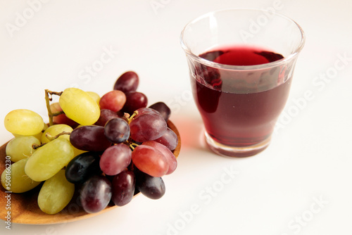Wallpaper Mural Grape that is the raw material of wine on the table Torontodigital.ca