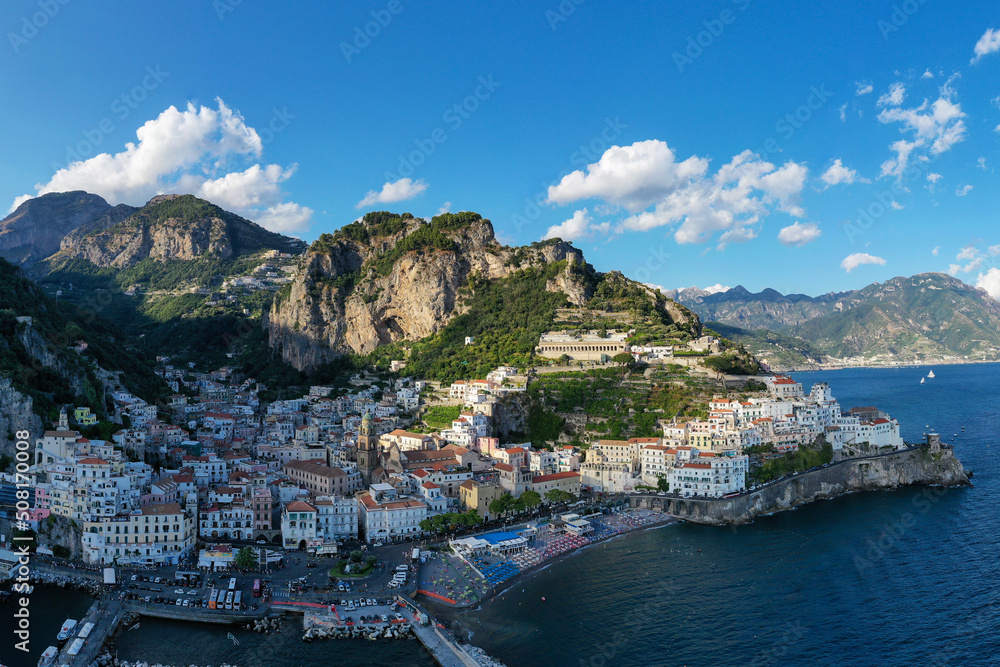Aerial View - Amalfi Coast, Italy