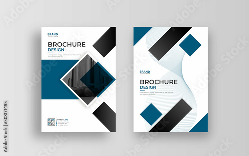 Brochure template flyer design vector .Corporate business presentation brochure template, a4 brochure design template 