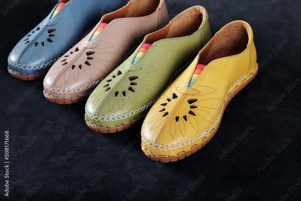 Naklejka premium women's shoes in various colors