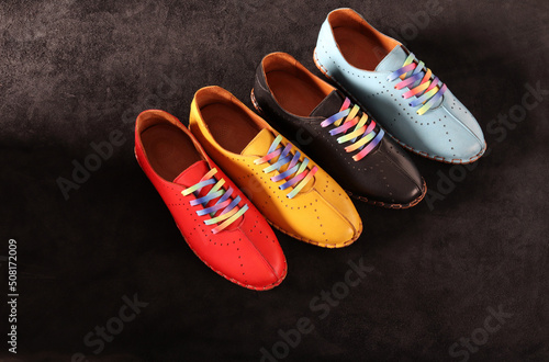 women's shoes in various colors