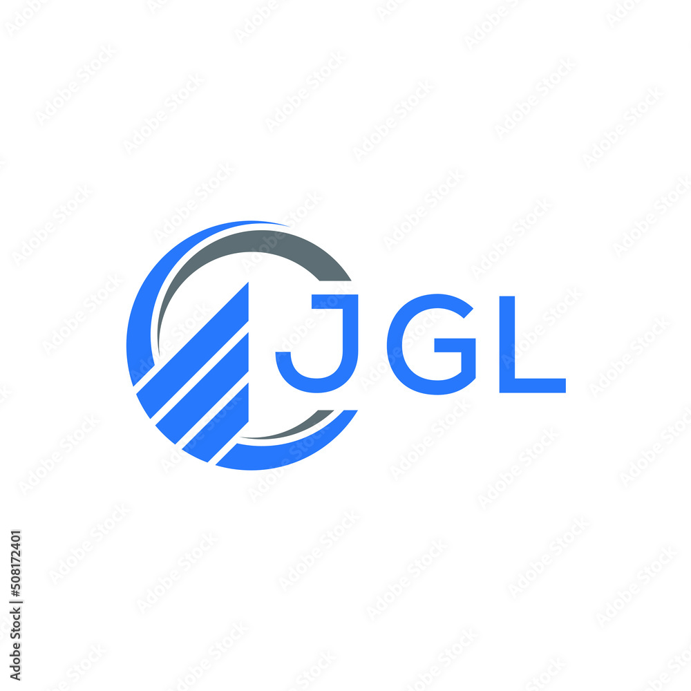 JGL Flat accounting logo design on white background. JGL creative initials Growth graph letter logo concept. JGL business finance logo design. JGL Flat accounting logo design on white background. JGL creative initials Growth graph letter logo concept. JGL business finance logo design.