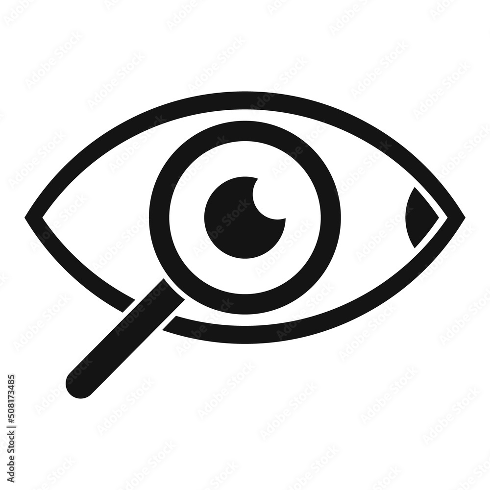 Focus eye work icon simple vector. Goal target Focus eye work icon simple vector. Goal target