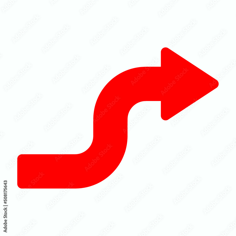 Red arrow icon vector EPS- 10 Red arrow icon vector EPS- 10