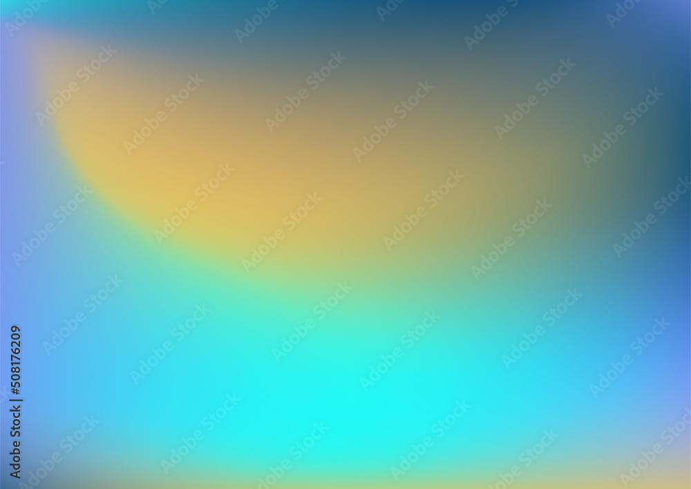 Violet blue green orange pink blurred background with modern abstract blurred purple gradient. Smooth template for your graphic design. Vector illustration.