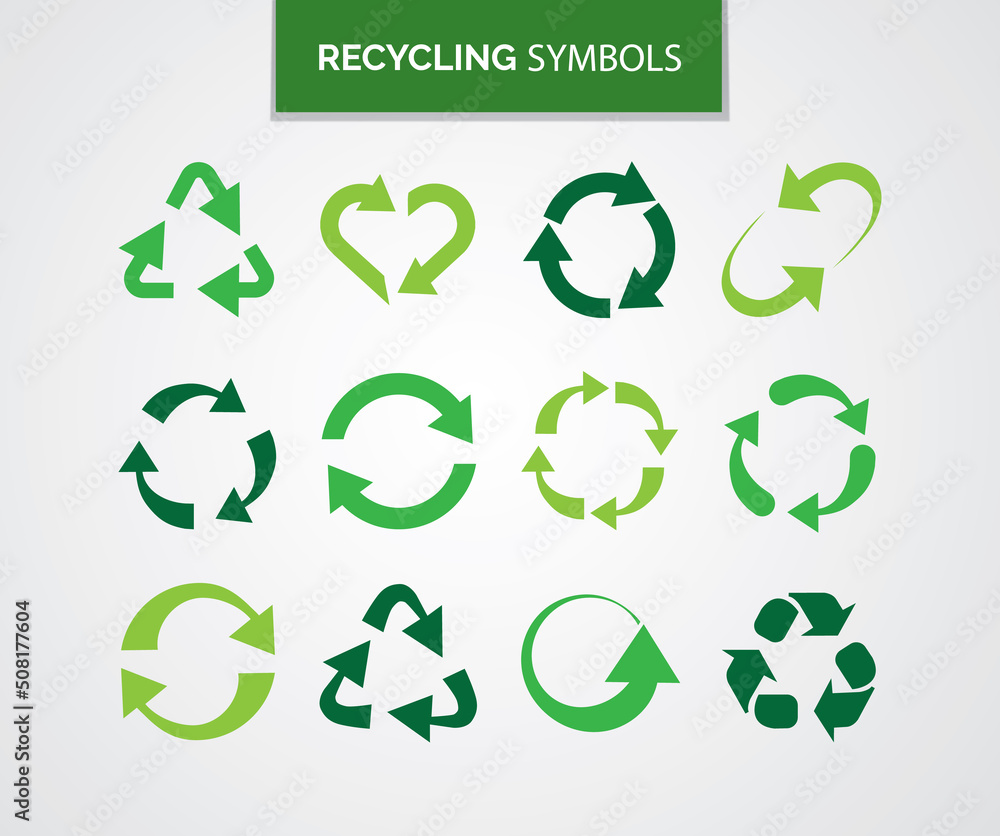 set of symbols recycling set of symbols recycling