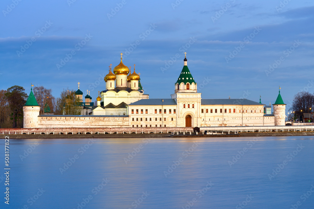 Ipatievsky Orthodox Monastery at dawn.