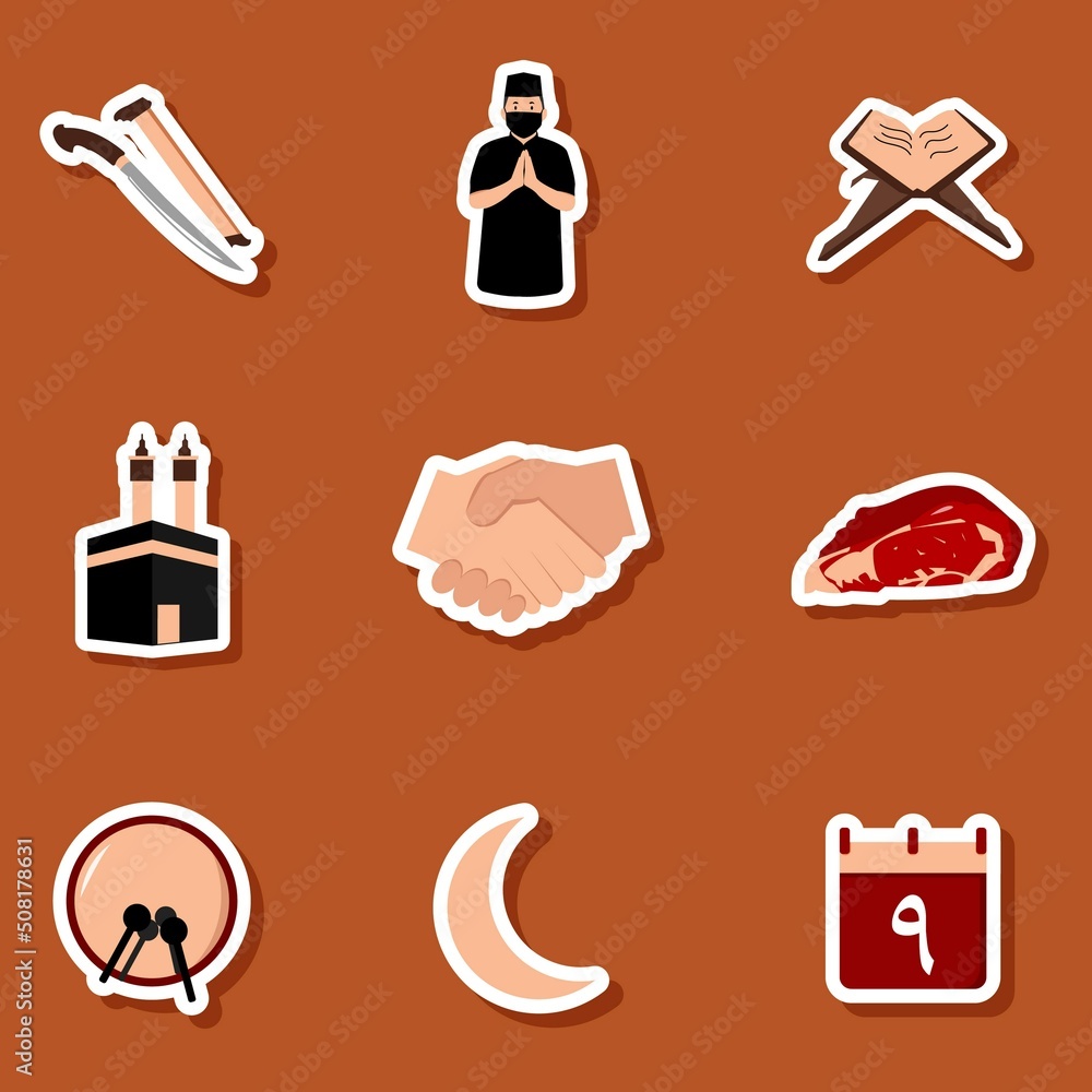 Eid Adha Icon Set