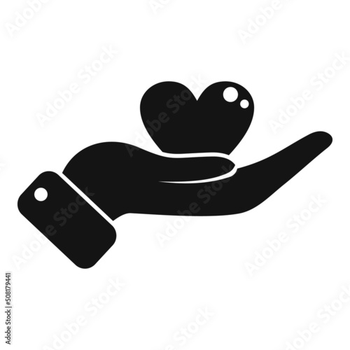 Keep trust icon simple vector. Customer promise
