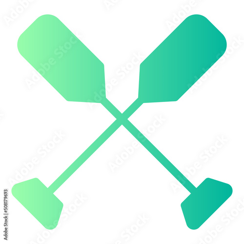 paddle gradient icon