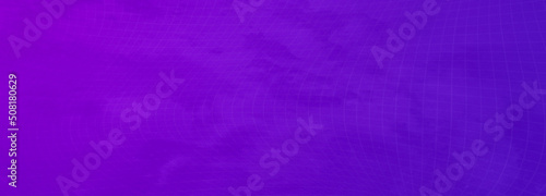 Purple blue gradient background blank. Horizontal banner or wallpaper tamplate. Copy space, place for text, text area. Bright illustration. Space metaverse web 3 technology texture 