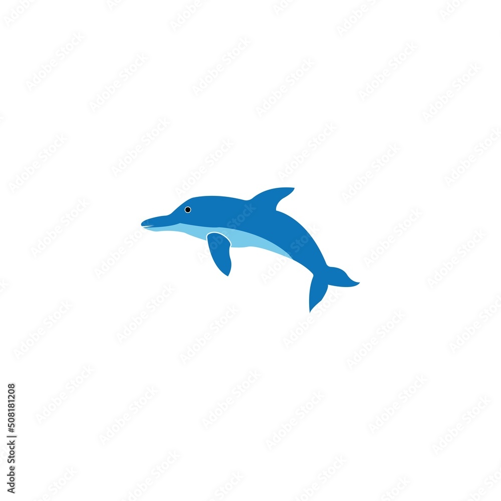 simple dolphin logo vector icon illustration simple dolphin logo vector icon illustration