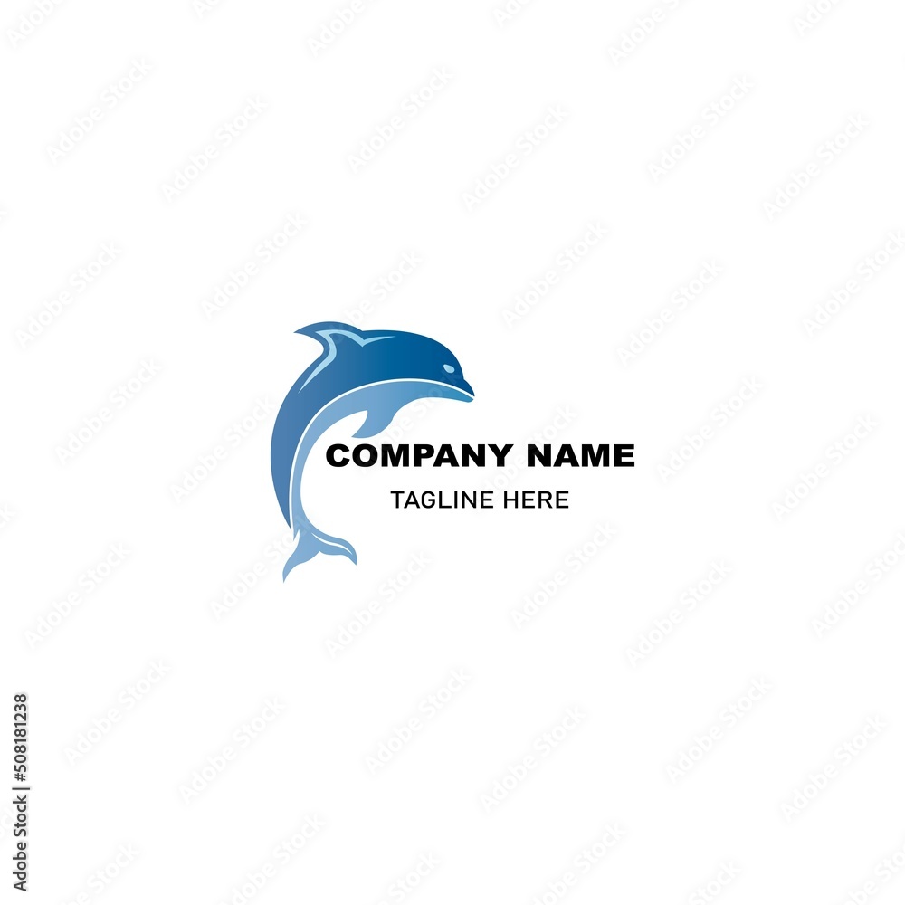 simple dolphin logo vector icon illustration simple dolphin logo vector icon illustration