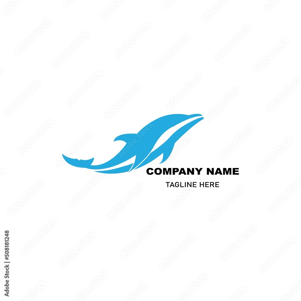 simple dolphin logo vector icon illustration simple dolphin logo vector icon illustration