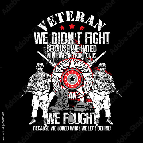 veteran It can be used for Merchandise, digital printing, screen-printing or t-shirt etc.