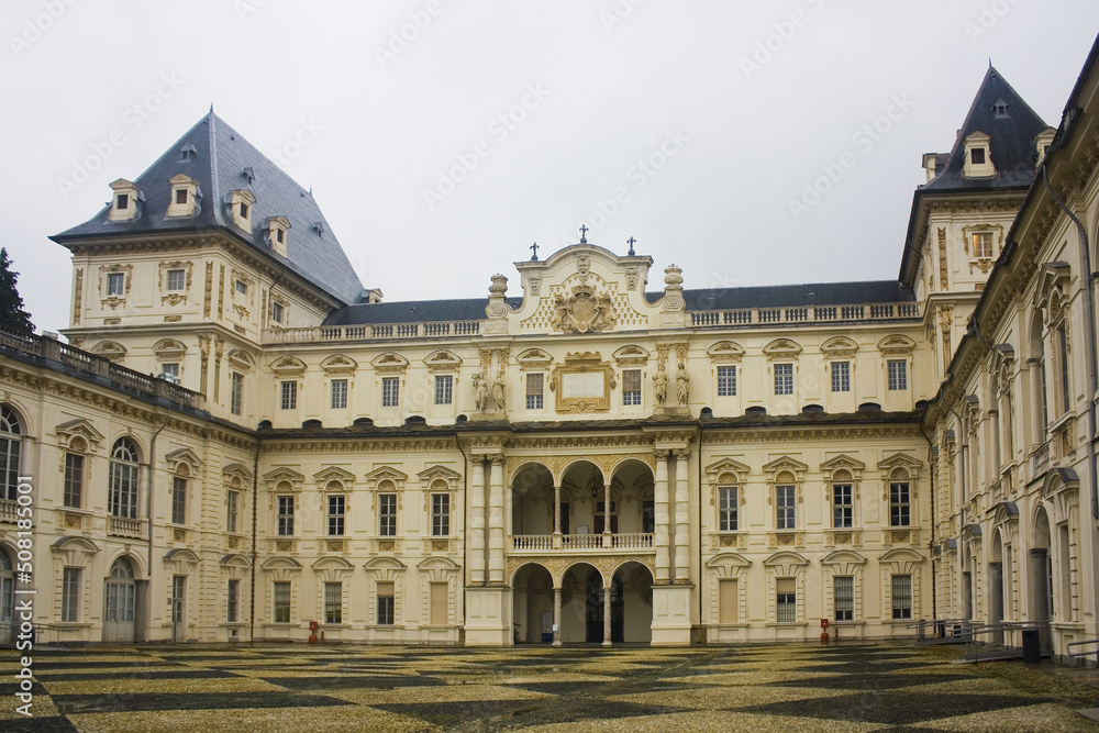 Valentino Castle (Castello del Valentino) - former residence of Royal House of Savoy in Turin	