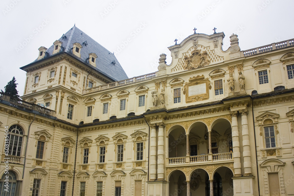 Valentino Castle (Castello del Valentino) - former residence of Royal House of Savoy in Turin