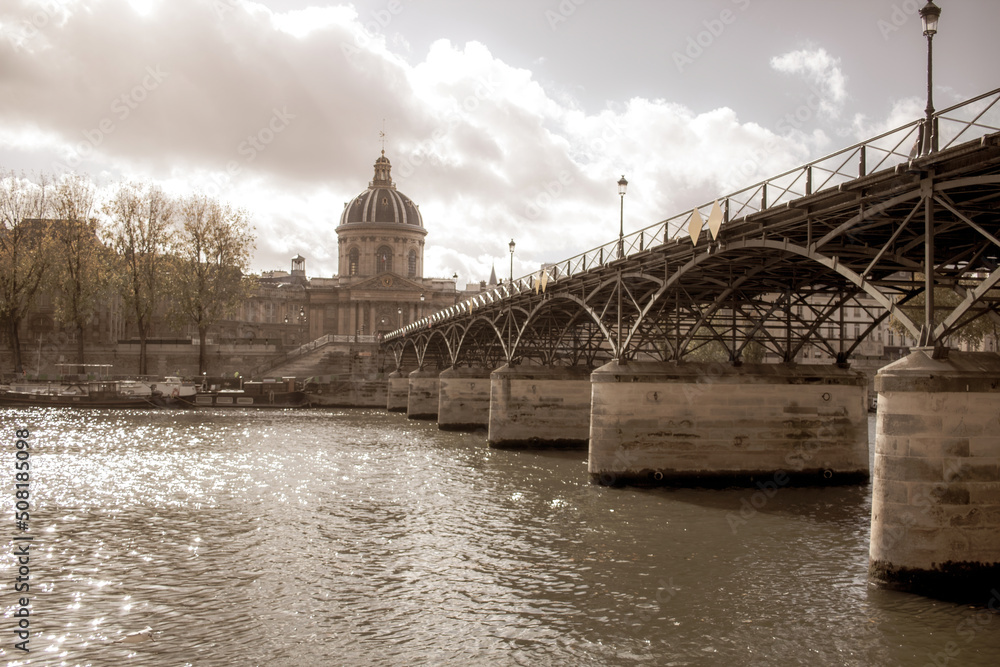 view of the seine in paris