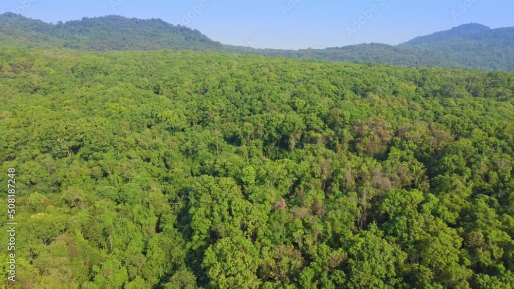 Beautiful aerial view of tropical rainforest in Asia, Thailand. Beautiful aerial view of tropical rainforest in Asia, Thailand.
