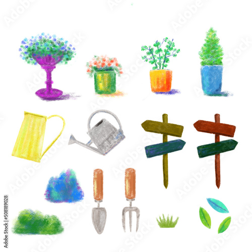 gardening　ガーデニング用品　植木鉢　ジョーロ　鉢植え　

