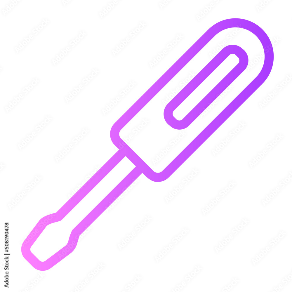 screwdriver gradient icon screwdriver gradient icon